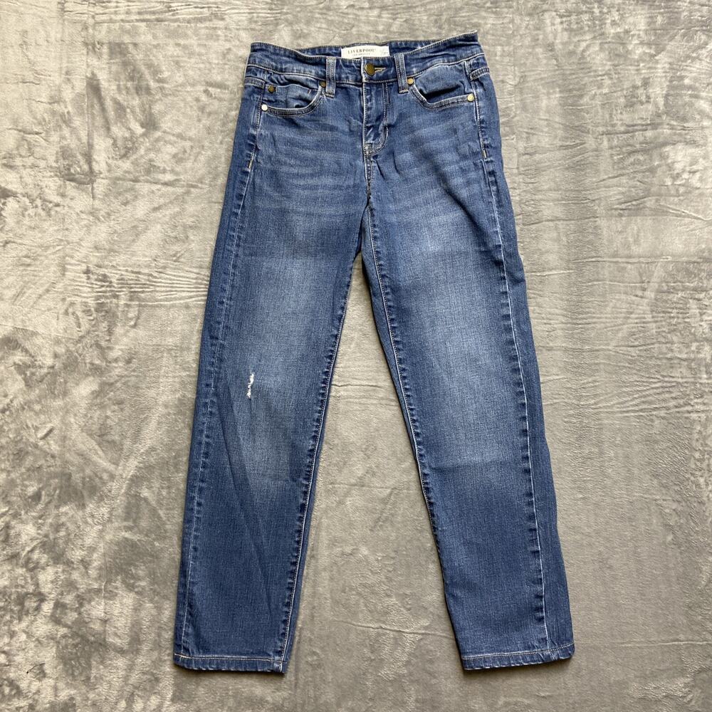 Liverpool Jeans Women’s Size 0‎ Blue Denim